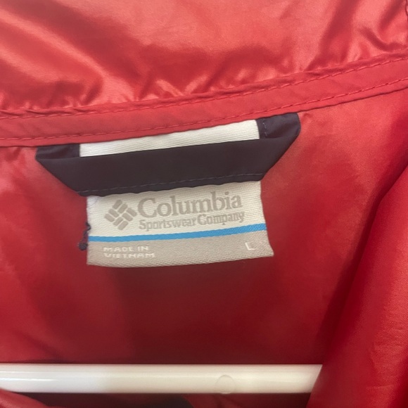 Red/Blue Columbia Zip Up - Picture 3 of 3